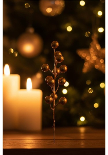 Yılbaşı Ağaç Süsleri Koleksiyonu-gold Kokina Ağaç Süsü