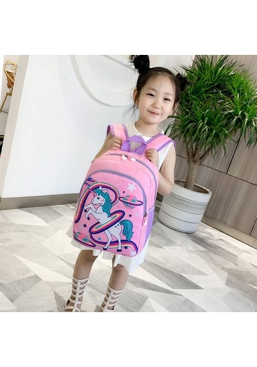 Lucky Power Karikatür Çocuk Sırt Çantası Anaokulu Küçük Okul Çantası E3ukav Diğer