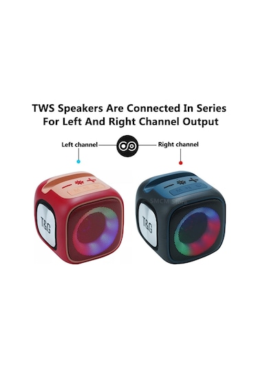 T&G TG359 Mini Bluetooth 5.3 Şarj Edilebilir Hoparlör