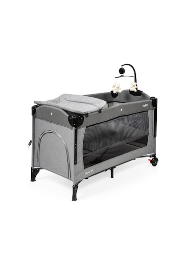 Baby2go Hound Anne Yanı Oyun Parkı 60x120 Cm Gri