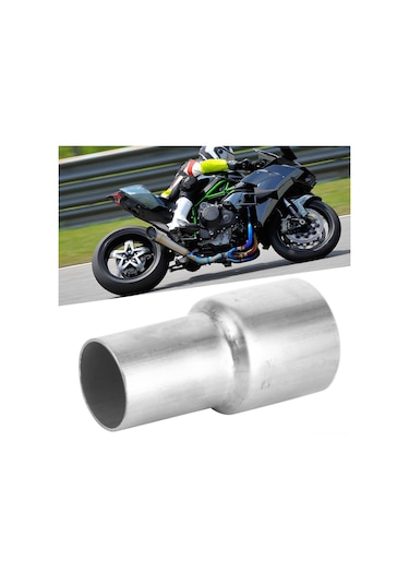 Reedark Stainless Steel Universal Exhaust Pipe Reducer Adapter - 2" To 1.5" Od, Corrosion Resistant, Easy Installation For Muffler/tail Pipe Connection