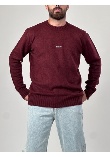 Basic Bordo Erkek Sweatshirt Coc1015 Bordo