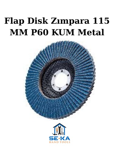 Flap Disk Zımpara 115 Mm P60 Kum Metal - Ahşap Taşlama Diski 10 Adet