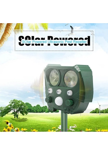 Güneş Enerjili Hayvan Kovucu Güneş Ultrasonik Hayvanlar Sonar