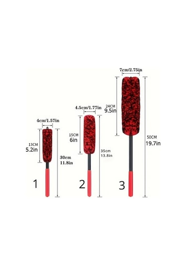 Fastbuy Turcoshop11 Esnek Jant Sihirbazı 26x4 5cm Kaliteli Oto Fırçası, Lastik Ve Jant Detay Temizliği