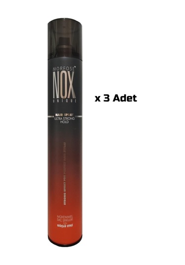 Morfose Nox Unique Ultra Sert  Saç spreyi 3 x 400 ML