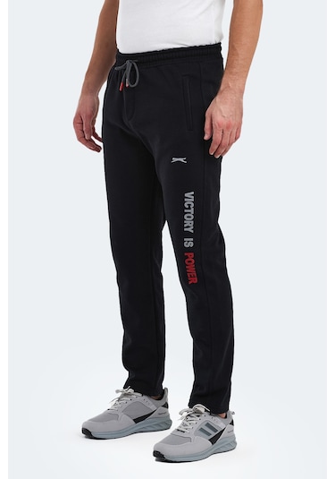 Slazenger Naum I Erkek Cepli Siyah Eşofman Altı Siyah