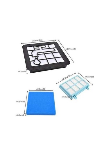 Pazly Powerpro Hepa Filtre Ve Toz Torbaları, Tüm Vakum Süpürgeleri İle Uyumlu Yedek Filtre Ve Aksesuarları Philips Fc9330/