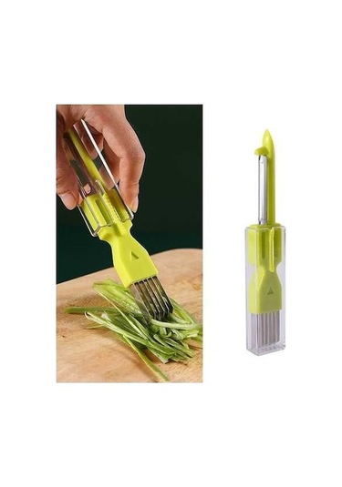 Ulzyvf Ev Mutfak Pratik Yeşil Soğan Soyucu - Kullanışlı Ve Hızlı Yeşil