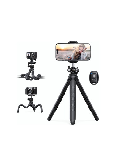 Lamicall Cep Telefonu Ve Kamera Uzaktan Kumandali Selfie Çubugu Tripod Sttp02