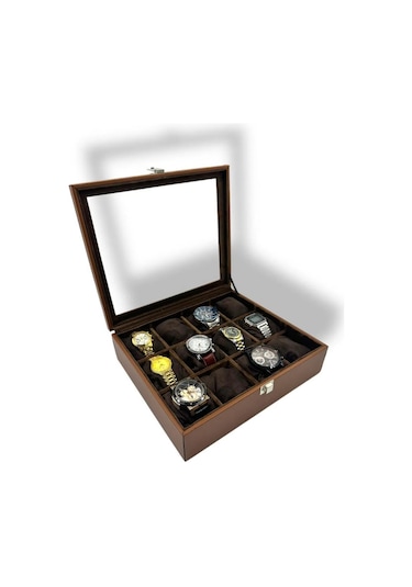 Richbo x 12'li Saat Kutusu Taba