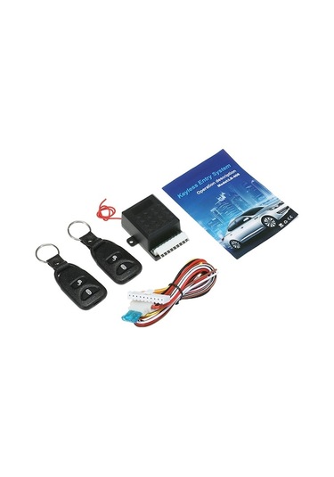 12v Evrensel Araba Otomatik Uzaktan Kumanda Merkezi Kiti Kapı Kilidi Kilitleme Araç Anahtarsız Giriş Sistemi 2 Uzaktan Kumanda İle