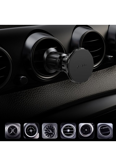 Araba Hava Firar Dağı Manyetik Telefon Tutucu 360 Derece Dönen Cep Telefonu Standı