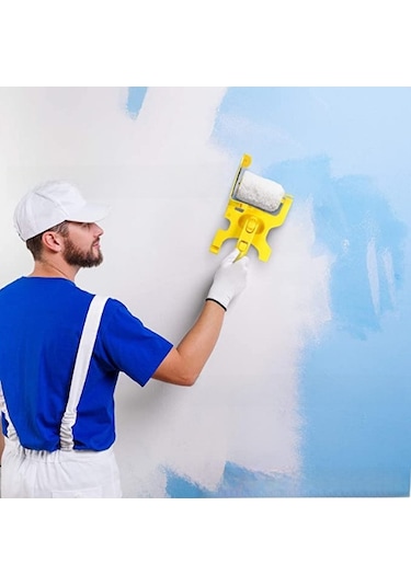 Symbee Duvar Boya Kenar Düzeltici Rulosu - Yumuşak Fırça Ve Sprey İle İç Köşeler, Tavanlar Ve Tabanlar İçin Profesyonel Sonuç