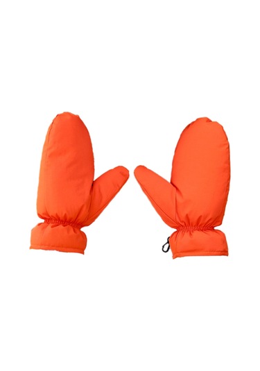 Suntek Erkekler Kadınlar İçin Aşağı Eldivenler Kar Turuncu Turuncu