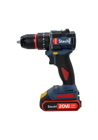 Stechend SX22 2 x  2.0 Ah 20 V 60Nm Akülü Kömürsüz Darbeli Matkap Vidalama