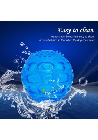 Pet Köpek Çiğnemek Oyuncak Topu Su Geçirmez Oyuncaklar Isırmaya Dayanıklı Diş Topları Köpekler İçin Eğitim Diş Temizleme