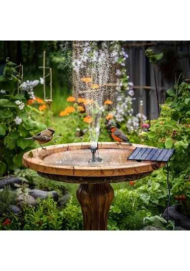 Motion003 1 5w Mini Pompa 6 Nozullu Güneş Enerjili Dış Mekan Fıskiye Seti Kuş Banyoları Havuz Bahçe Akvaryum