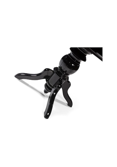 Montclair Baba Ayak Sabit Masa 110x110 Siyah