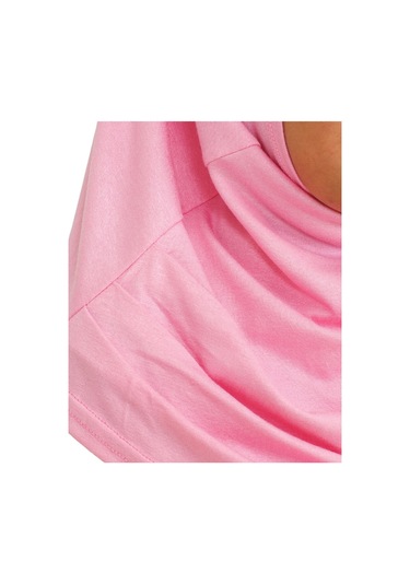 Çocuk Hazır Giyim Başörtüsü Şal Turban Viskon - Pembe Pembe