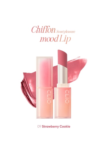 Clio Chiffon Mood Lip 09 Strawberry Cookie