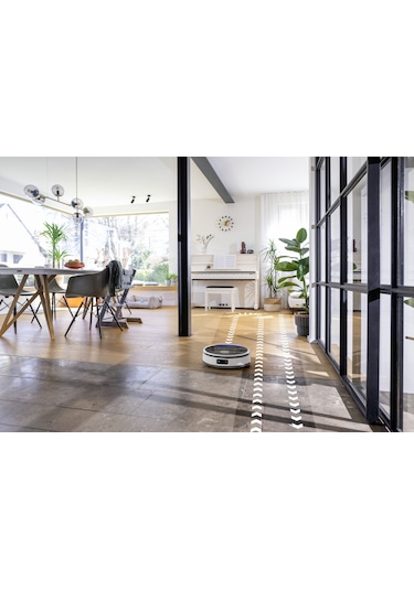 Karcher RVF 7 13.000 Pa Akıllı Kir Algılama Teknolojisi Robot Süpürge Beyaz