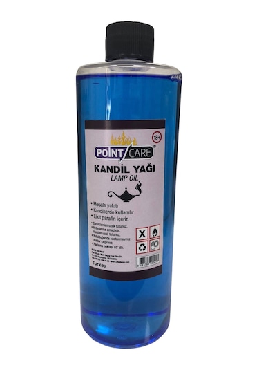 250ml Mavi Kandl Yağı Kokusuz Dumansız İç Mekan Gaz Lambası Yakıt
