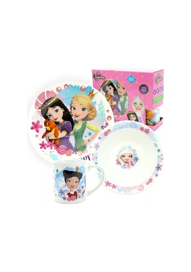 Nd Plej Tsarevna Porcelain Çocuk Lisanslı Yemek Takımı 219628470 Beyaz