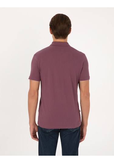 Pierre Cardin Erkek Mor Tişört Basic 50325323-vr038 Mor