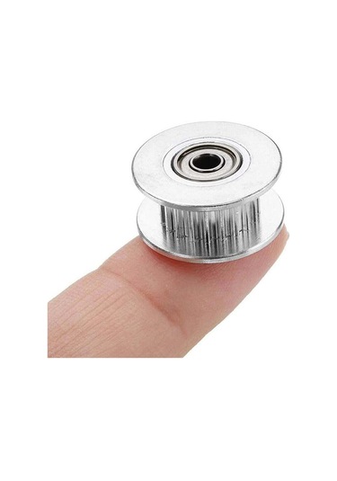 Koodmax 3d Yazıcı Printer Gt2 20 Diş Avare H Tipi Kasnak Vida Deliği 3mm Kayış 6mm Rulmanlı