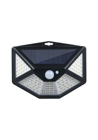 Xindoker Dış Mekan Güneş Enerjili Duvar Lambası 112 Led 6500k Beyaz Işık 3 Mod Pır Sensörlü Ip65 Su Geçirmez