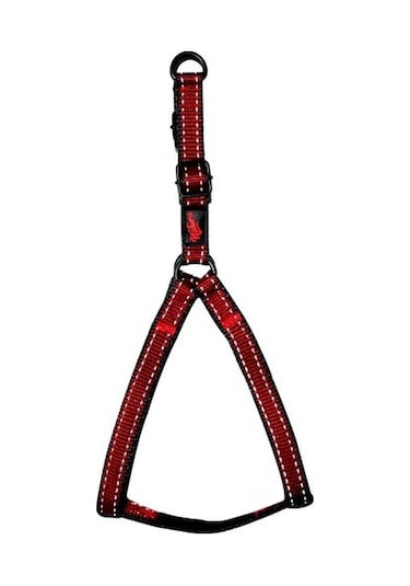 Natura Reflektörlü Kelebek Göğüs Tasması Kırmızı L Çok Renkli