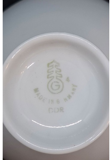 Vbe Gehren Doğu Almanya Cmhuriyeti Vintage Çay Fincanı 3 Parça 210 Ml Kirmızı