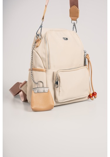 Ççs Kadın Sırt Çantası Ccs18027 Bej Bej
