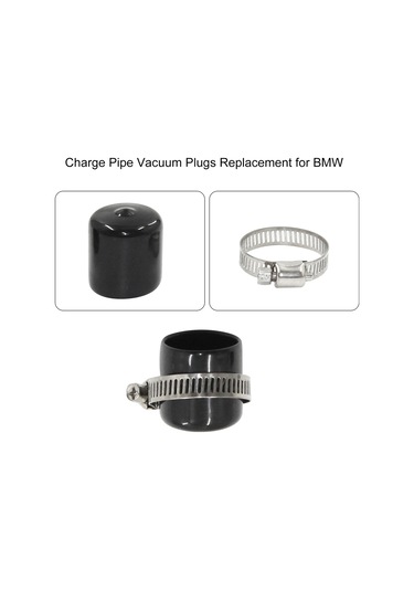 Mufunye Bmw Şarj Borusu Vakum Fişi Seti, Siyah Çelik Malzeme, 10 10 2cm Boyut, 26g Ağırlık