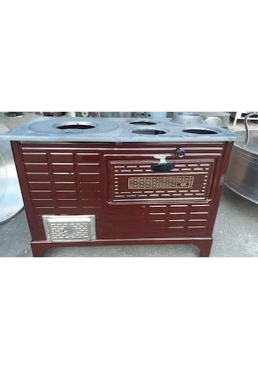 Elit Emaye Kuzine Fırınlı Odun Kömür Sobası Uyuyan Soba