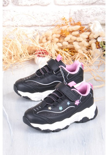 Fort Cool Bella Rahat Hafif Sneaker Kız Çocuk Ayakkabı Siyah
