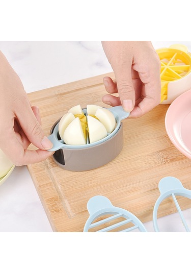 Konesam Plastik Çok Amaçlı Yumurta Dilimleyici - Yumurta, Mantar Ve Meyve Dilimleme Aleti - Kolay Temizlenir Diğer