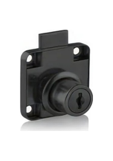 Canex Kare Çekmece Kilidi Siyah Nikel Gövde 22 Mm 10 Adet