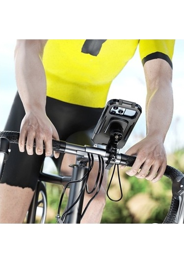 Wondernest M18l-qd Motosiklet/bisiklet Su Geçirmez Hızlı Açılır Telefon Tutacağı Std