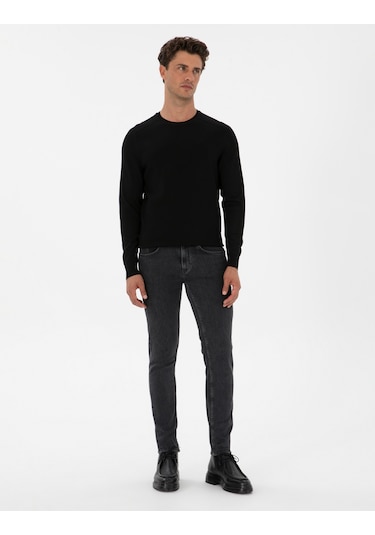 Pierre Cardin Erkek Siyah Kazak /triko 50315763-vr046 Siyah