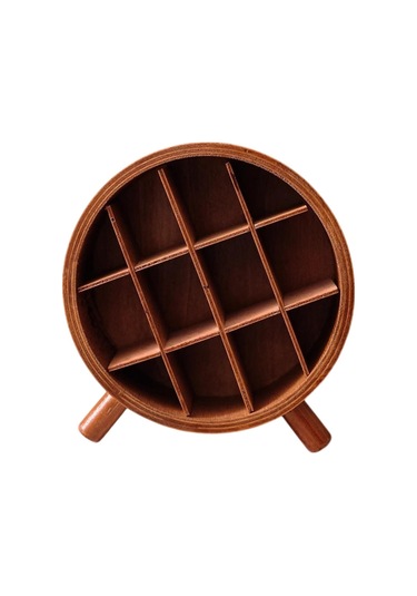 Homyl Ruj Organizatör Ahşap Depolama Rafı Dresser Vanity Için