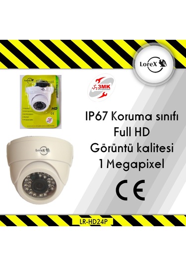 Lorex Lr-Hd24P Hd 1/2.8" Sony Sensör Dome Güvenlik Kamerası