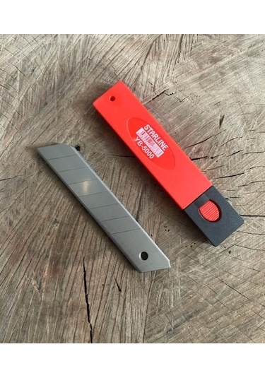 STARLİNE MAKET BIÇAĞI YEDEĞİ FALÇATA YEDEĞİ 18MM ULTRA KALİTE
