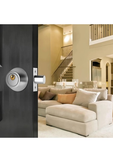 Chuangyinshop Tek Taraflı Silindirli Ölü Kilit Hırsızlık Önleyici Paslanmaz Çelik Kapı Donanımı