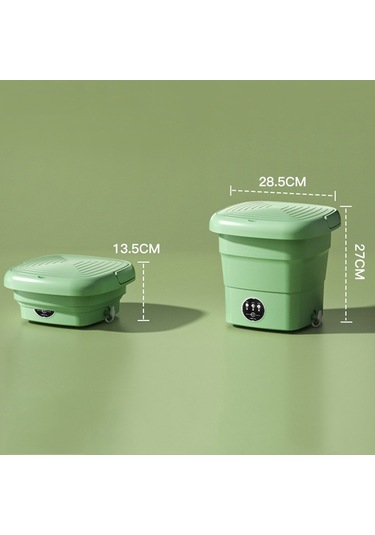 Sones 4.5l Mini Taşınabilir Katlanabilir Ev Tipi Çamaşır Makinesi İç Çamaşırı Yıkayıcı, Renk: Meyve Pembesi Ab Fişi
