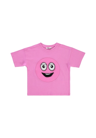 Civil Kız Çocuk Tişört 3-9 Yaş Pembe 18330h09624s1-1 Pembe