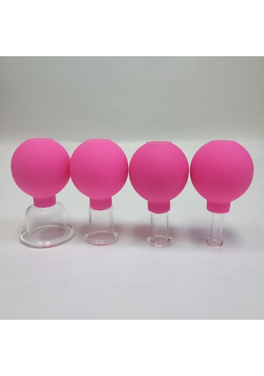 Suntek Masaj Vücut Yüz Bacak Arka Kol Geri Için 4 Parça Kırmızı Gül