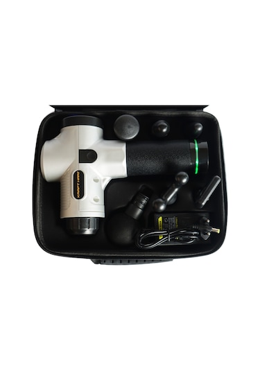 KRAFT HART Lcd Dokunmatik Masaj Tabancası Aleti 30 Hız Ayarlı 24v Gümüş