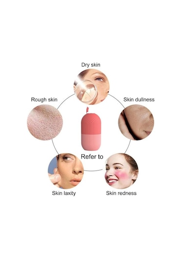 Buz Rulo Yeniden Kullanılabilir Yüz Güzellik Masajı Buz Kalıp Gözenek Daraltma Cilt Cilt Bakımları İçin Soğutma Rulosu